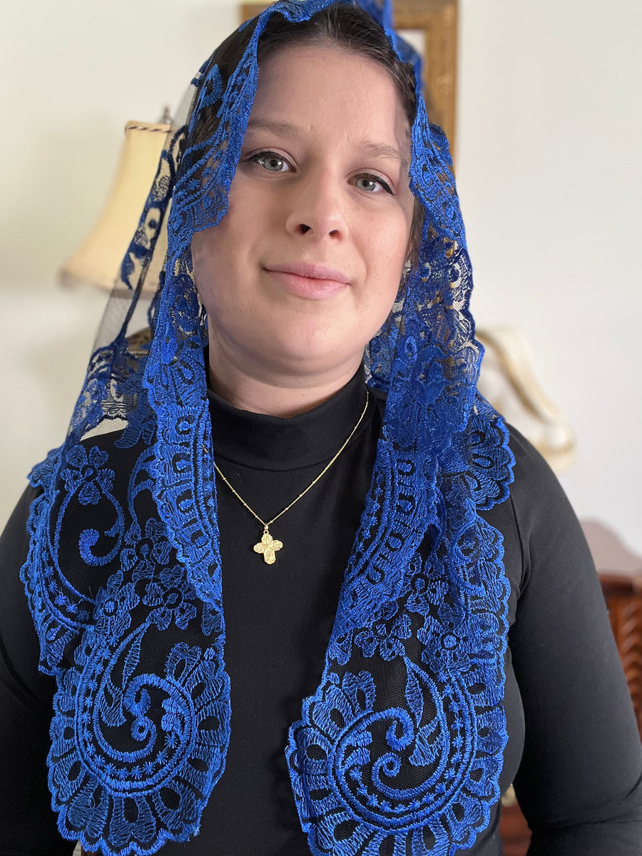 St. Clara Veil (Blue)