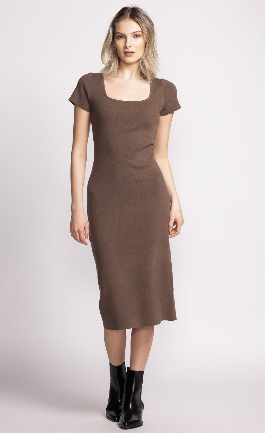 Paige Dress (Mocha)