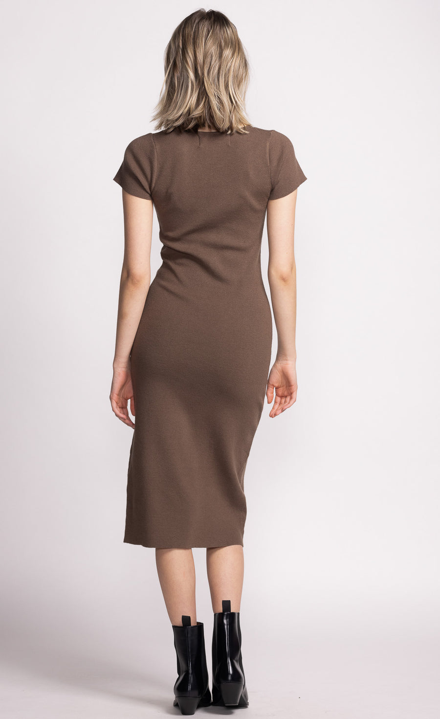 Paige Dress (Mocha)